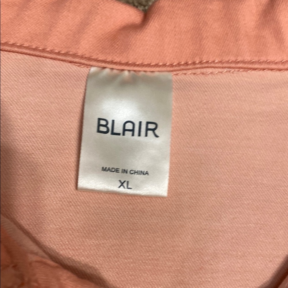 Blair Pink Jean Jacket with Textured Fabric - Picture 2 of 13